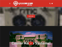 Tablet Screenshot of liveroundsound.com
